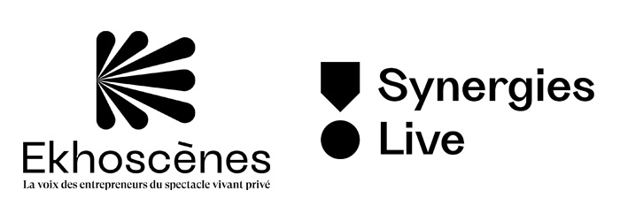 Logos d'Ekhoscènes et Synergies Live